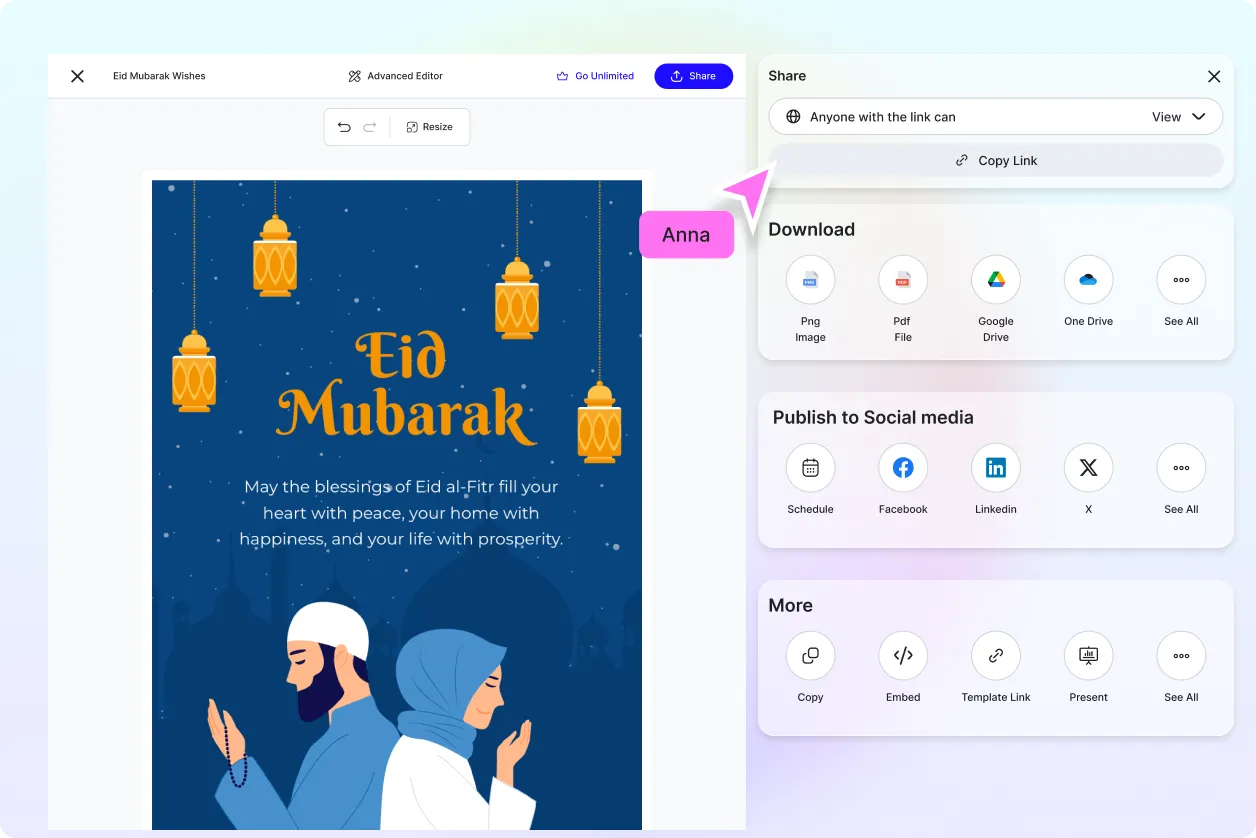 Free AI Eid Mubarak Wishes Generator, Free AI Eid Mubarak Wishes Maker Online